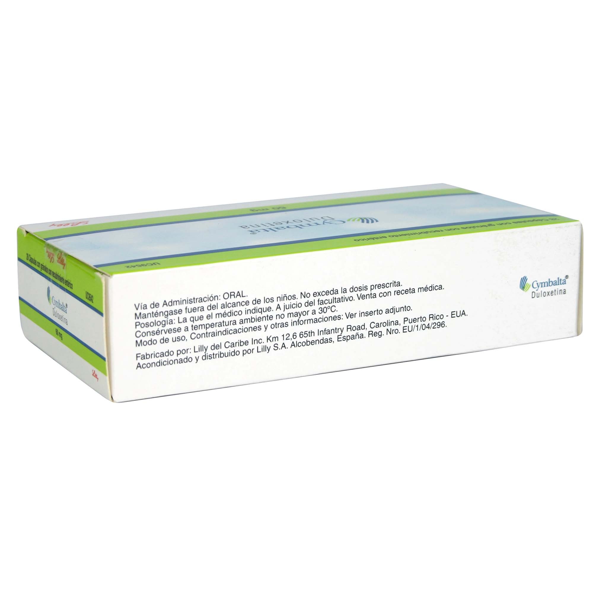 Cymbalta Duluxetina Mg C Psulas Cruz Verde