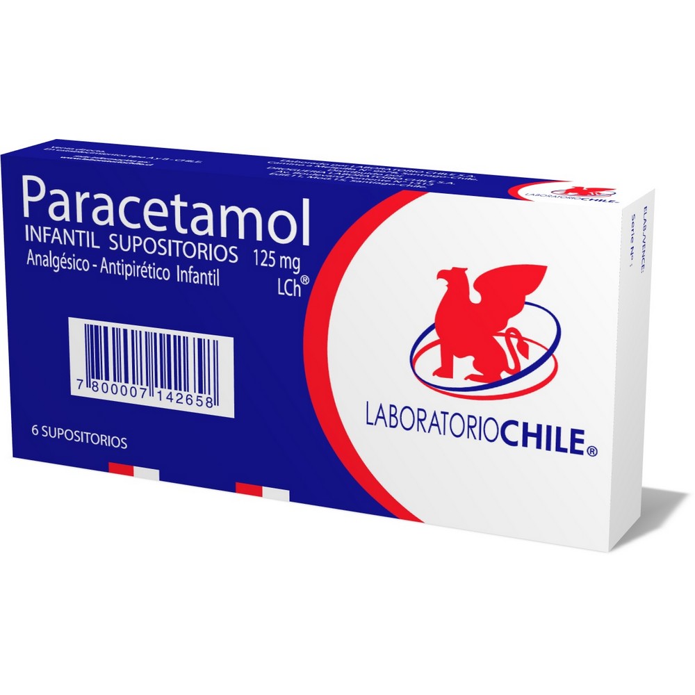 Paracetamol Mg Supositorios Cruz Verde