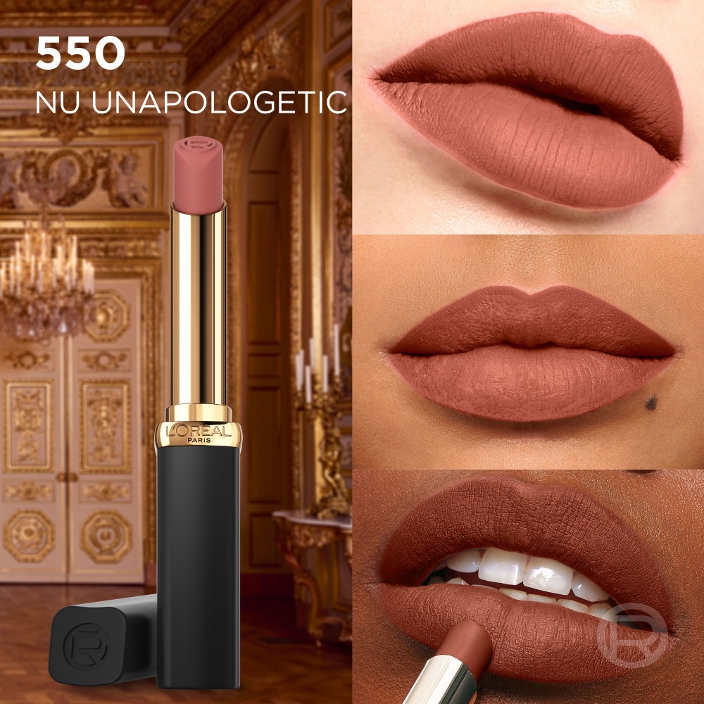 Labial Color Riche Intense Volume Matte Le Nude Unapologetic Cruz Verde