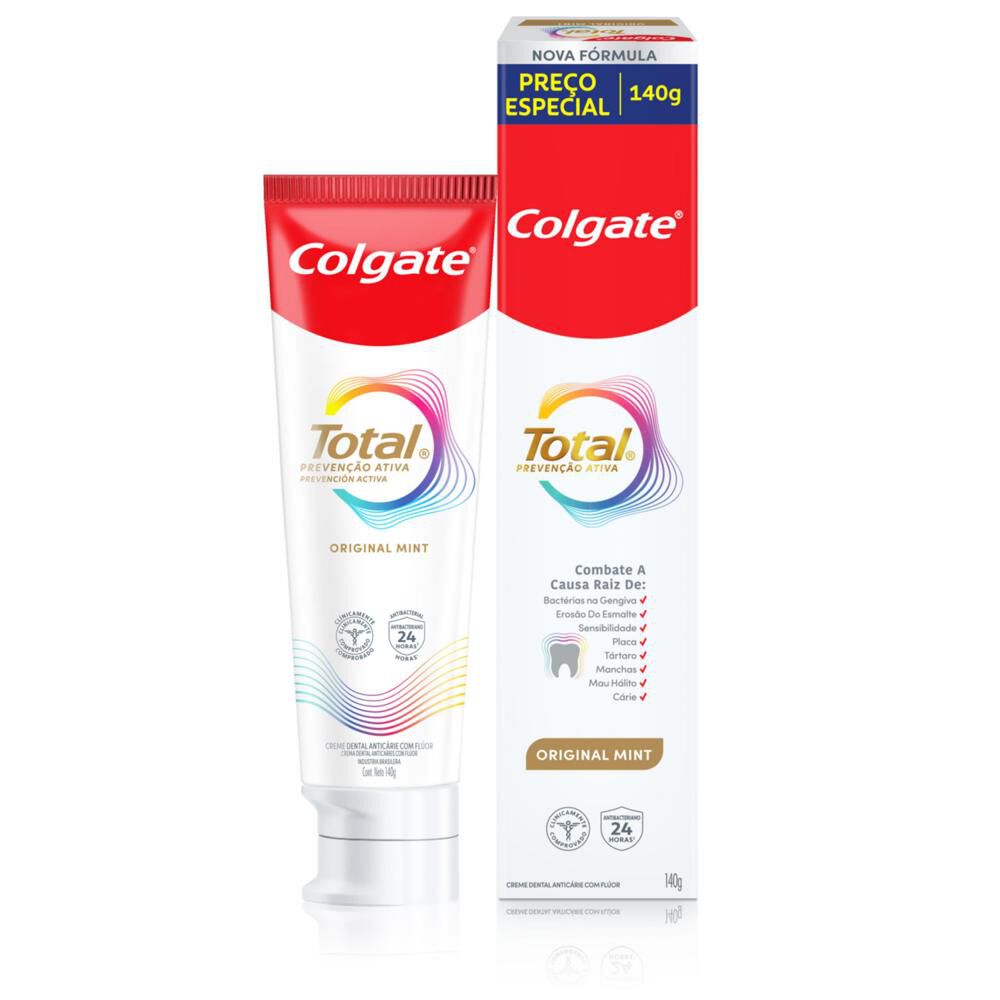 Pasta-Dental-Total-Original-Mint,-Prevenci&oacute;n-Activa,-140-g-imagen-1