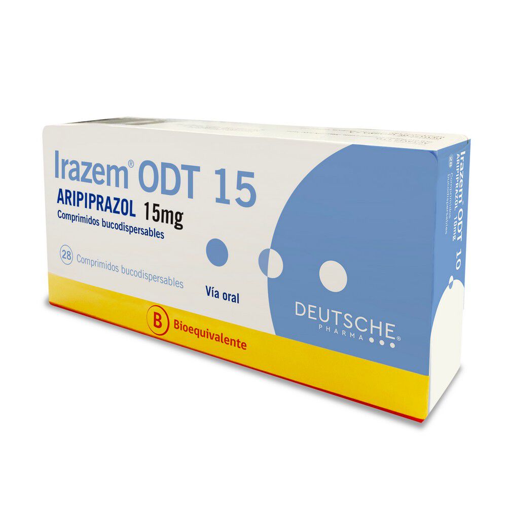 Irazem-ODT-15-Aripiprazol-15-mg-28-Comprimidos-Bucodispersables-imagen