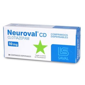 Neuroval-CD-Clotiazepam-10-mg-30-Comprimidos-Dispersable-imagen