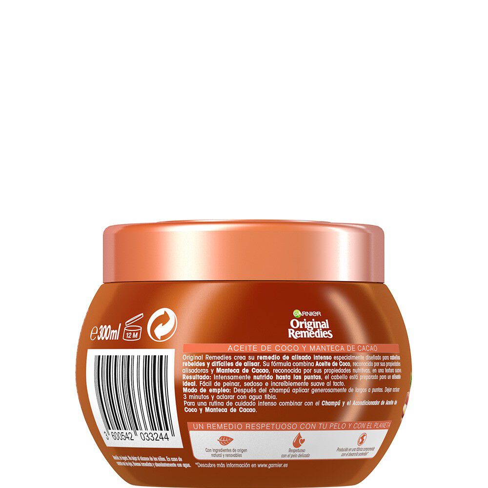 Mascarilla-Nutritiva-Alisado-Aceite-de-Coco/Manteca-Cacao-300-mL-imagen-3