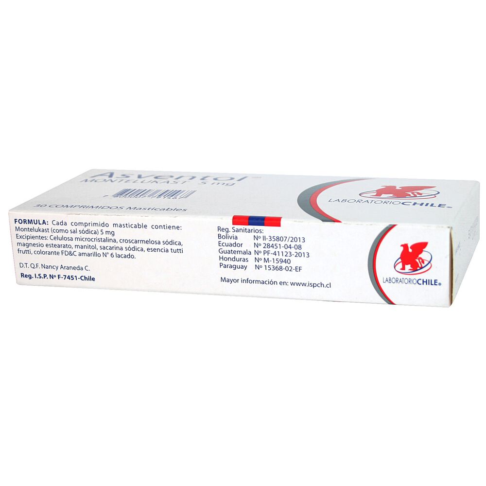 Asventol-Montelukast-5-mg-30-Comprimidos-Masticables-imagen-2