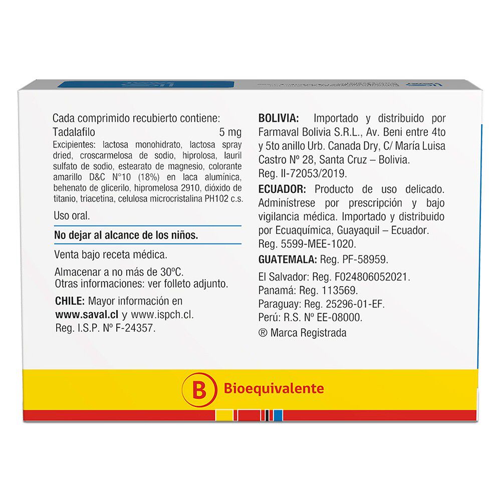 Ludium-Tadalafilo-5-mg-30-Comprimidos-Recubiertos-imagen-2