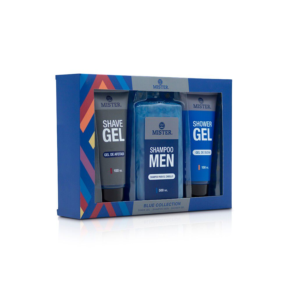 Shower-Gel-Blue-150-mL-+-Shampoo-500-mL-+-Shave-Gel-150-mL-imagen-1
