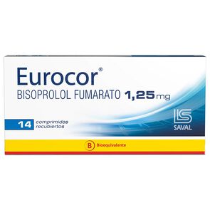 Eurocor-Bisoprolol-1,25-mg-14-Comprimidos-Recubiertos-imagen
