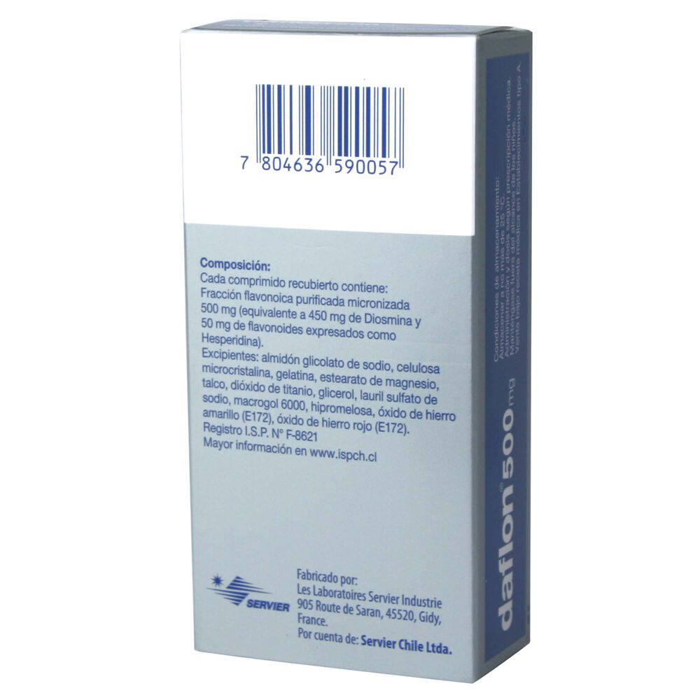 Daflon-500-Diosmina-450--mg--Hesperidina-50-mg-30-Comprimidos-Recubiertos-imagen-3