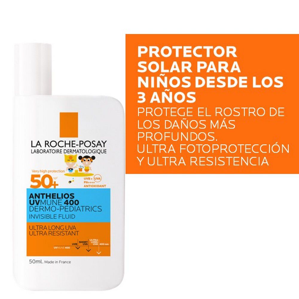 Protector-Solar-Niños-Anthelios-UV-Mune-400-Dermo-Pediatrics-Hydrating-Fluid-FPS-50+-imagen-3