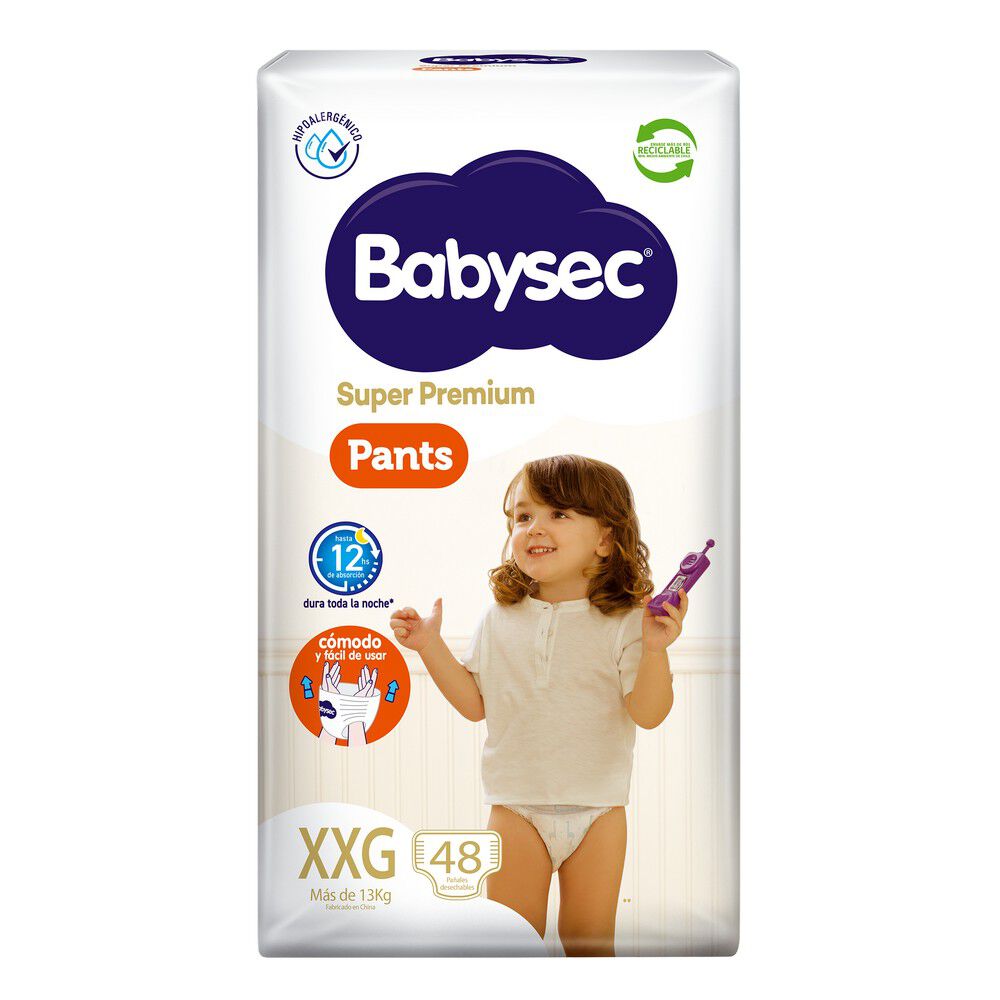 Super-Premium-Pañales-Desechables-Pants-Xxg-(+13Kg)-Hipoalergénico-X48-imagen-2