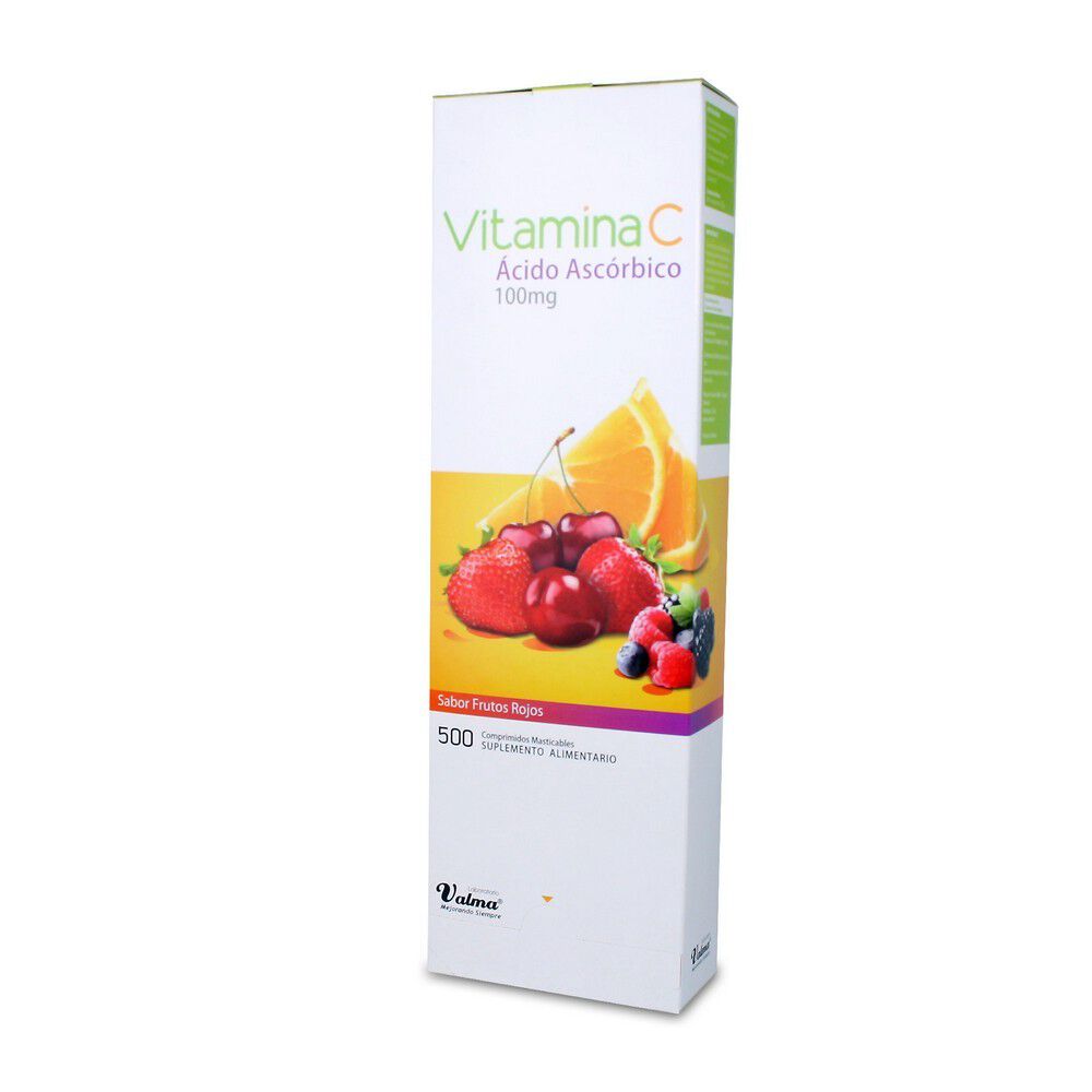 Vitamina-C-Ácido-Ascórbico-100-mg-10-Comprimidos-imagen-1