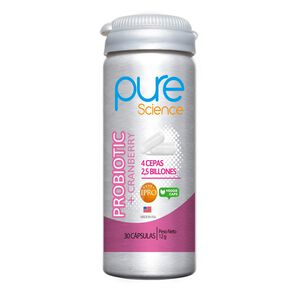 Pure-Science-Probiotico-Con-Cranberry-30-Cápsulas-imagen