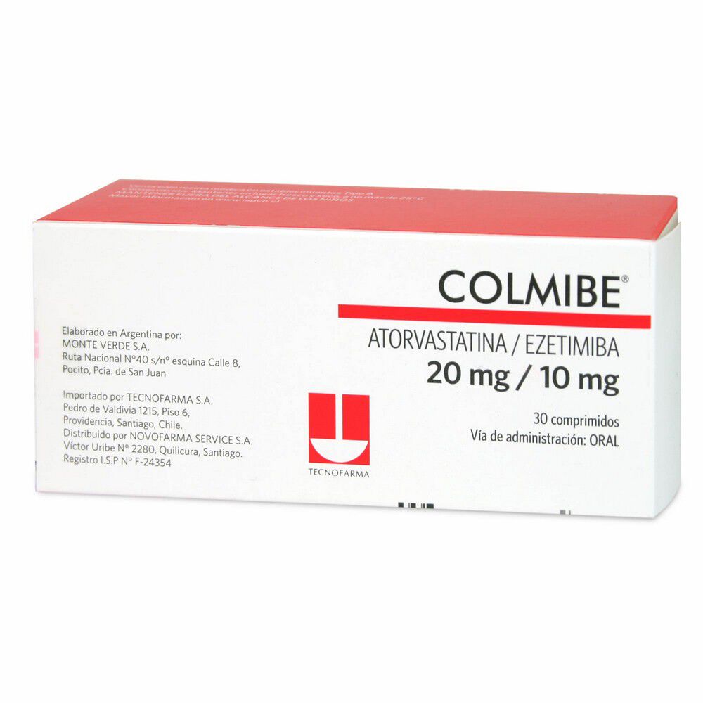 Colmibe-Atorvastatina-/-Ezetimiba-20-mg-/-10-mg-30-Comprimidos-imagen-1