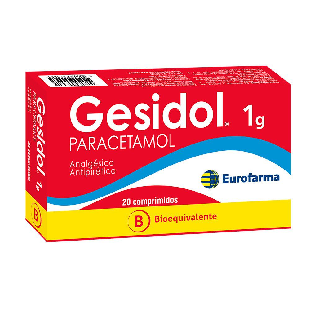 Gesidol-Paracetamol-1-gr-20-Comprimidos-imagen-1