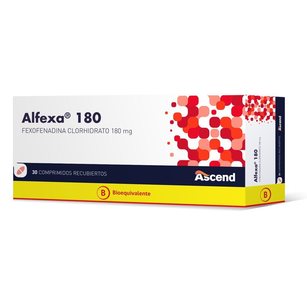 Alfexa-180-Fexofenadina-180-mg-30-Comprimidos-Recubiertos-imagen