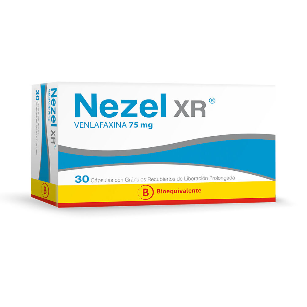Nezel-XR-Venlafaxina-75-mg-30-Cápsulas-Liberacion-Prolongada-imagen-1