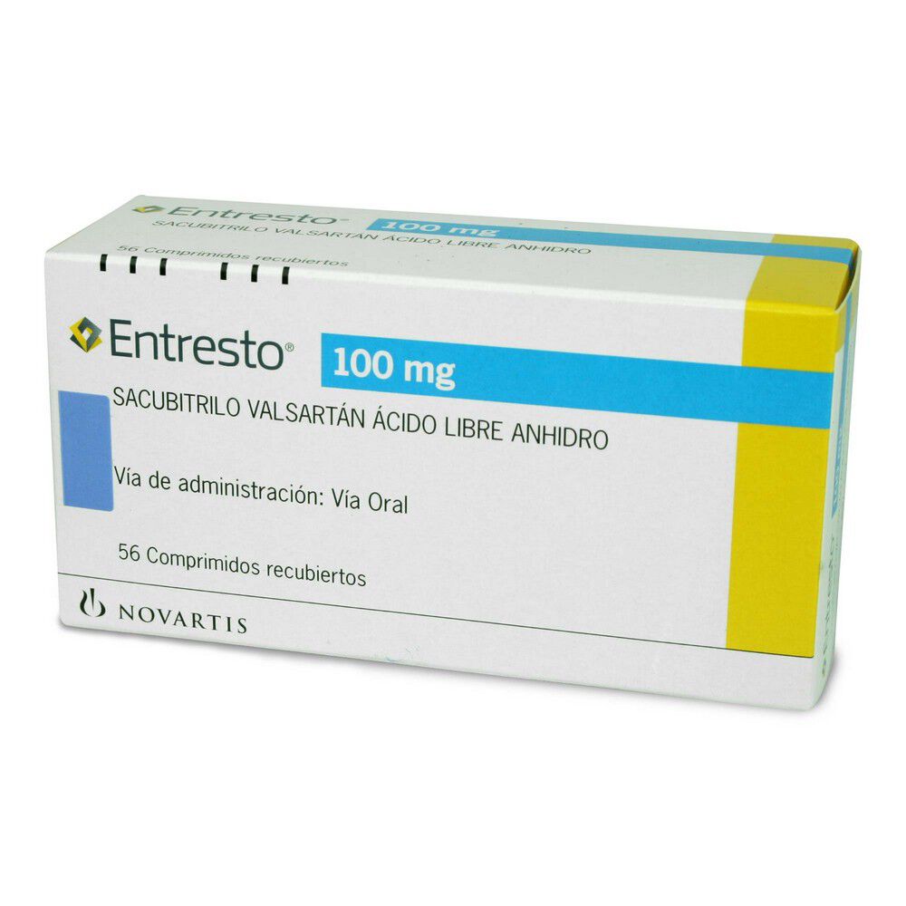 Entresto-Sacubitrilo-ValsartAcL/Anhid-100-mg-56-Comprimidos-imagen-1