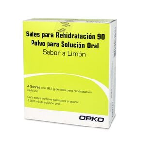 Sales-para-Rehidratación-90-Cloruro-de-Sodio-3,5-gr-Polvo-para-Suspensión-Oral-4-Sobres-Sabor-Limón-imagen