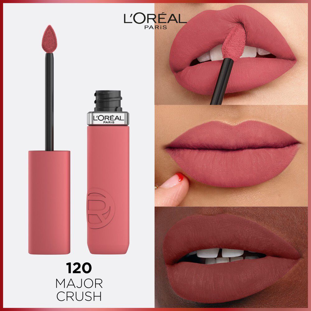 Labial-L&iacute;quido-Infallible-Le-Matte-Resistance-120-Major-Crush-2.7-ml-imagen-3