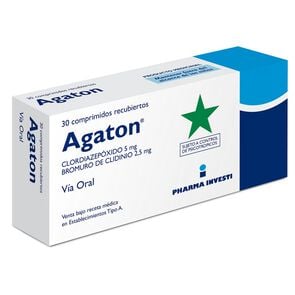 Agaton-Clordiazepóxido-5-mg-30-Comprimidos-Recubiertos-imagen