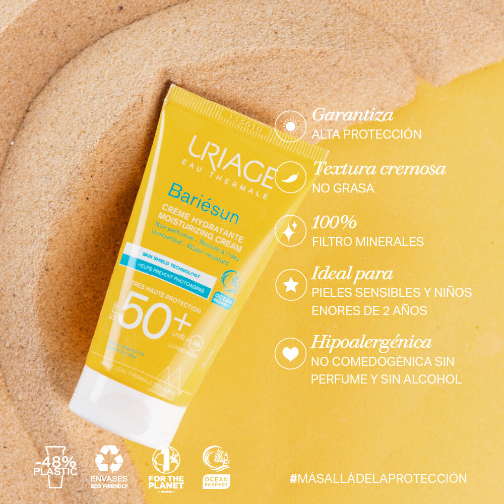 Protector-Solar-Hidratante-Rostro-Bariésun-Crema-SPF50+-Sin-Perfume-50ml-imagen-2