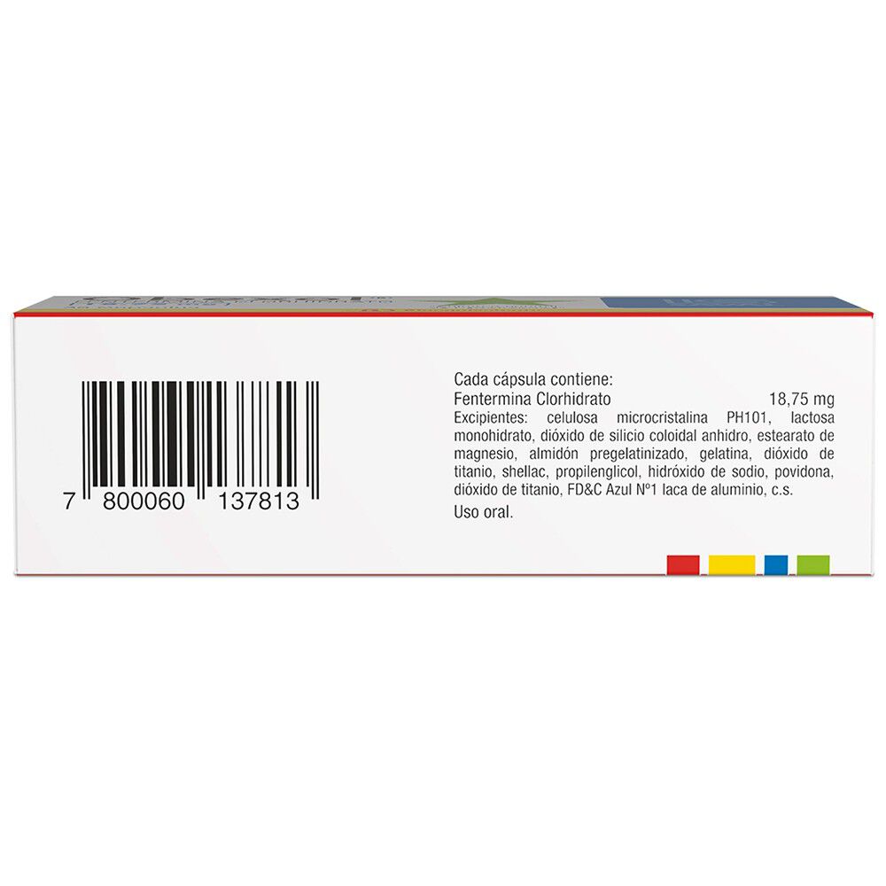 Obexol-Fentermina-18,75-mg-30-Cápsulas-imagen-2