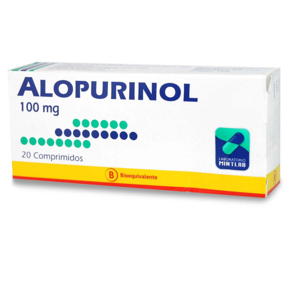 Alopurinol-100-mg-20-Comprimidos-imagen-1