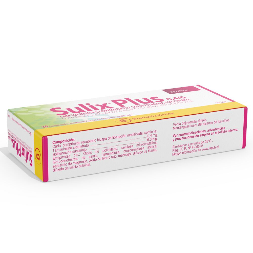 Sulix-Plus-Tamsulosina-0,4-mg-30-Cápsulas-Liberación-Prolongada-imagen-4