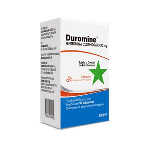 Duromine-Cápsulas-Liberación-Prolongada-Fentermina-30-mg-30-Cápsulas-imagen