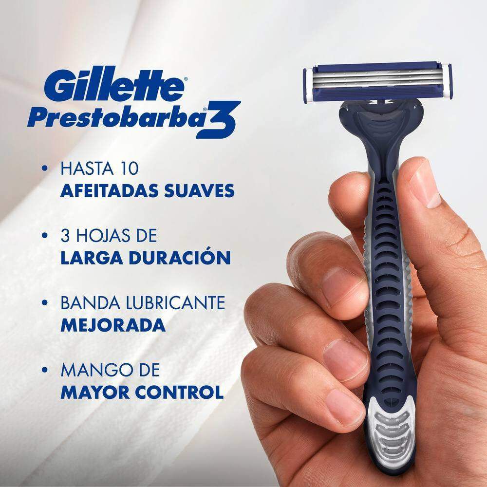 M&aacute;quinas-afeitar-Prestobarba-3-8-Unidades-imagen-2