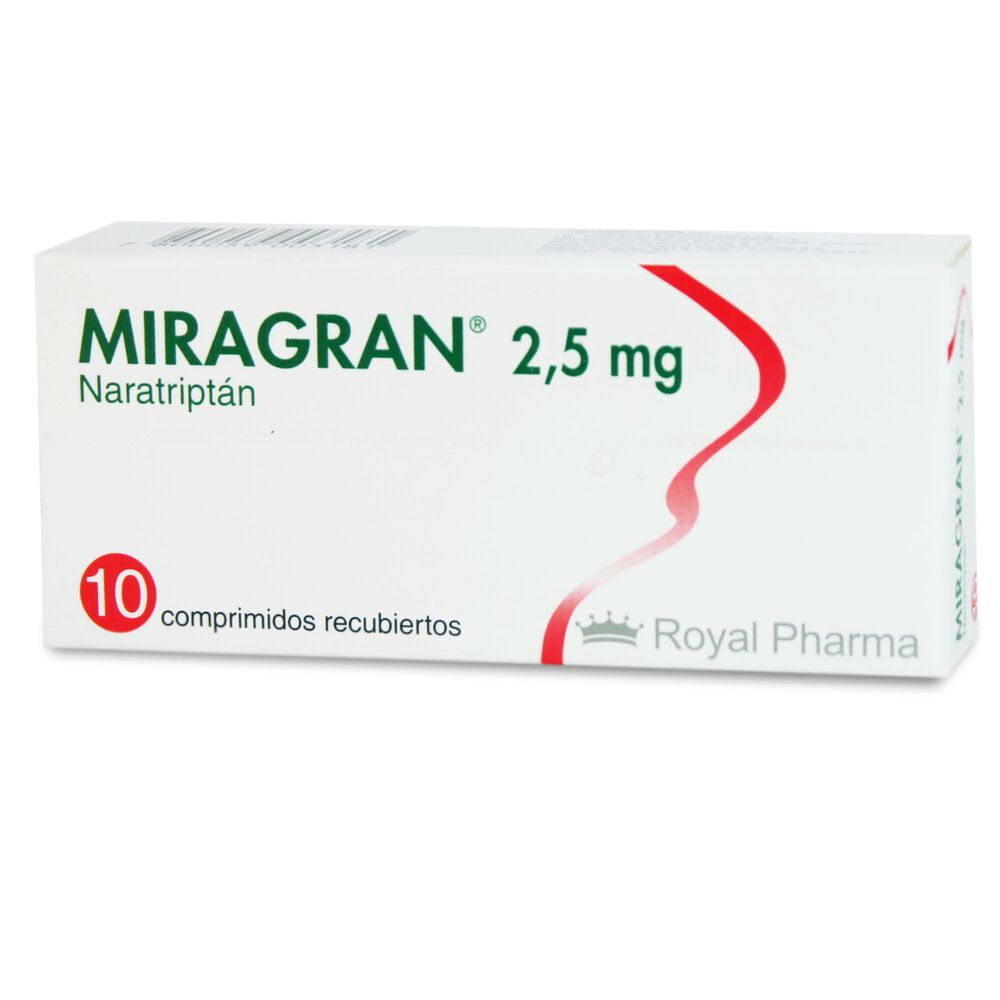 Miragran-Naratriptan-2,5-mg-10-Comprimidos-Recubiertos-imagen-1