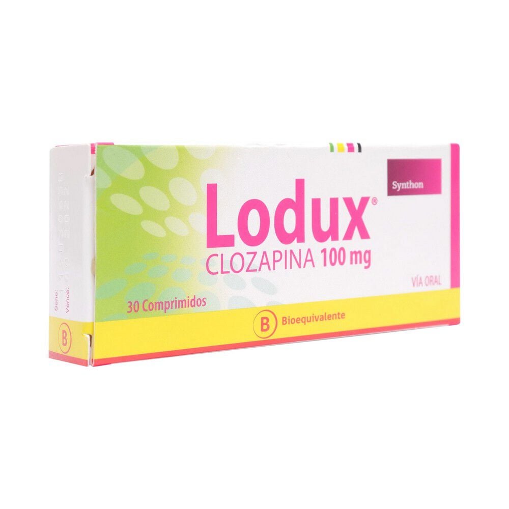 Lodux-Clozapina-100-mg-30-Comprimidos-imagen-2