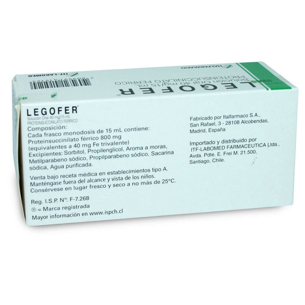 Legofer-Proteinsuccinilato-Ferrico-800-mg-/-15-mL-10-Ampollas-imagen-2