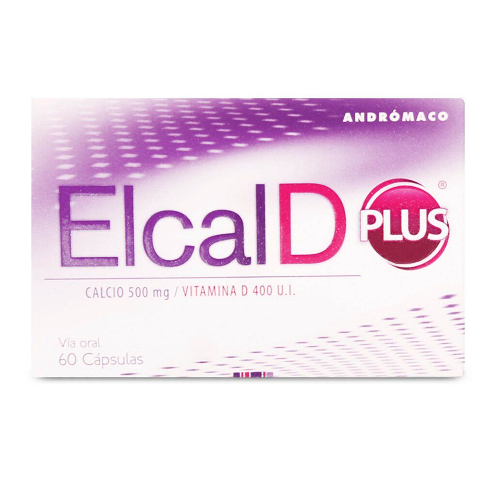 Elcal-D-Plus-Calcio-500-mg-Vitamina-D-400-UI-60-Cápsulas-imagen