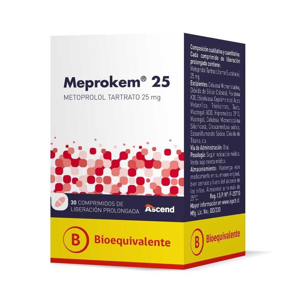 Meprokem-Metoprolol-Tartrato-de-Liberación-Prolongada-25-mg-30-Comprimidos-imagen-1