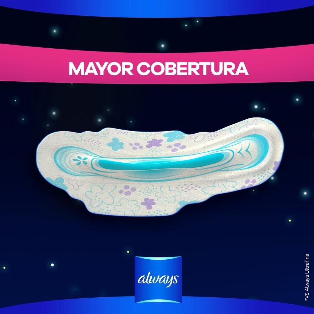 Toalla-Higi&eacute;nica-Nocturna-Ultradelgada-Tela-Malla-Larga-24-Unidades-imagen-2