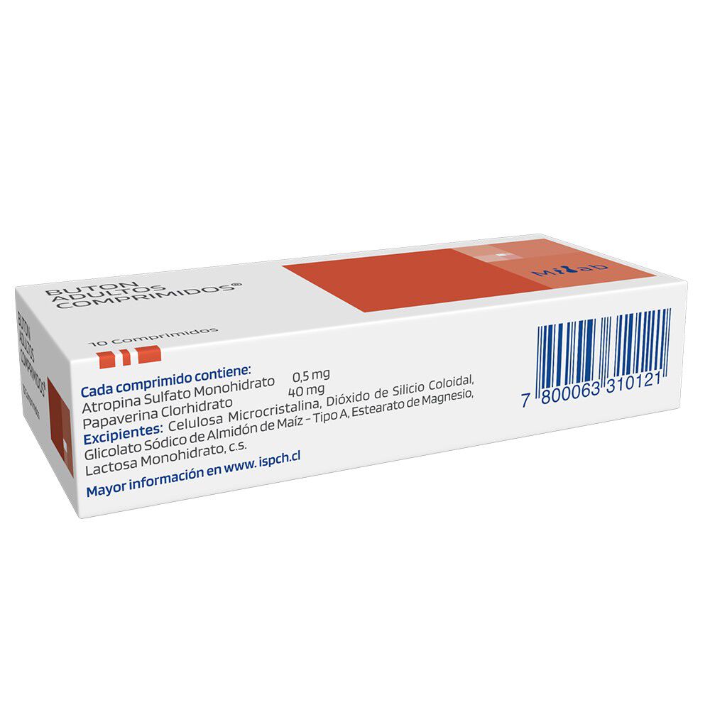 Buton-Papaverina-40-mg-10-Comprimidos-imagen-3