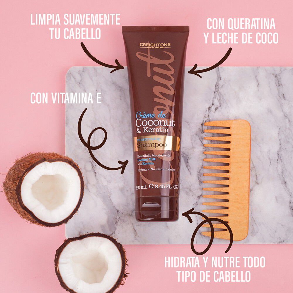 Shampoo-Hidratante-Creme-De-Coconut-&-Keratin-Moisturising--250-mL-imagen-2