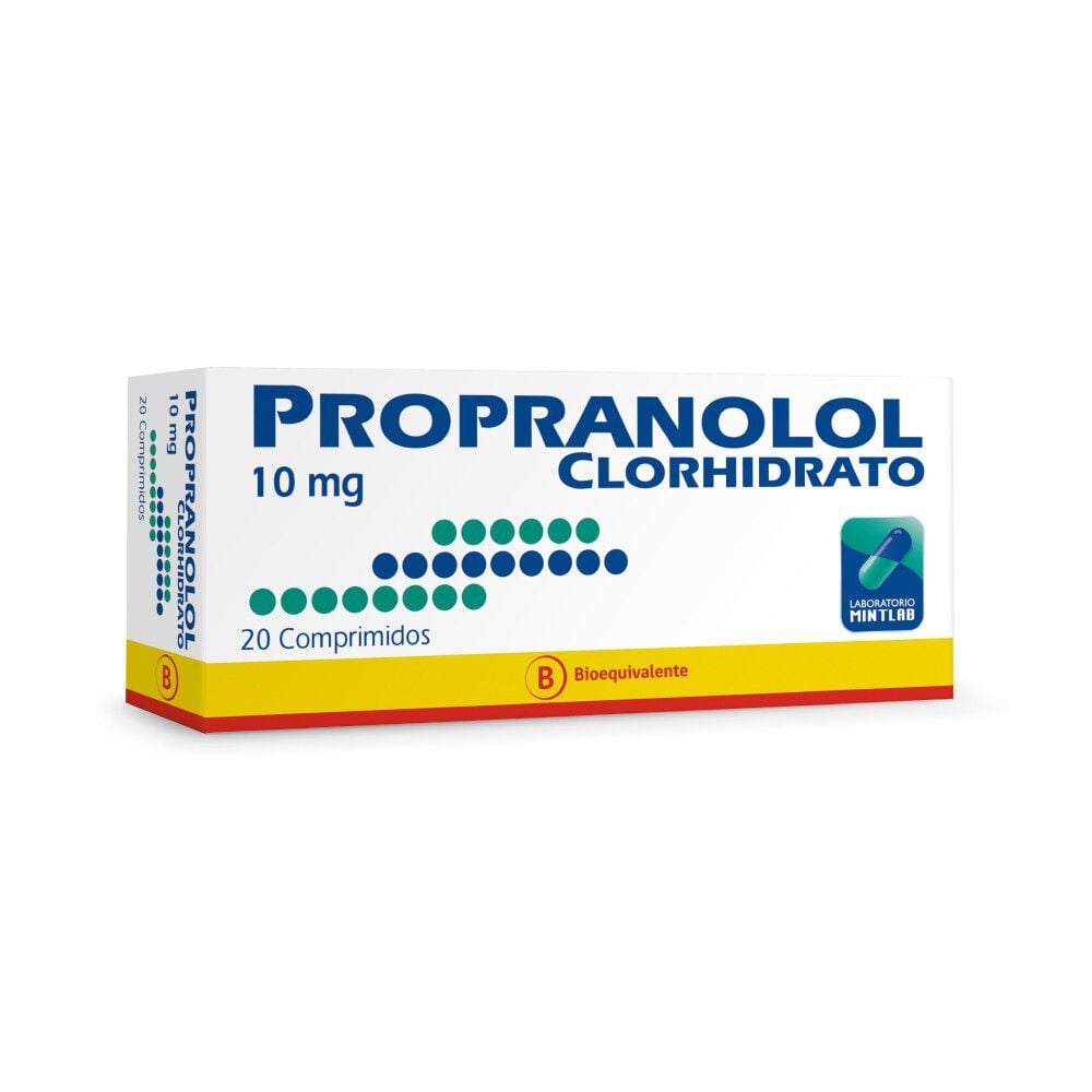 Propranolol 10 mg 20 Comprimidos