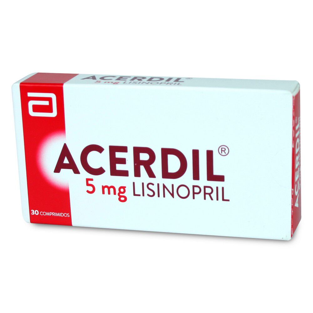 Acerdil-Lisinopril-5-mg-30-Comprimidos-imagen-1