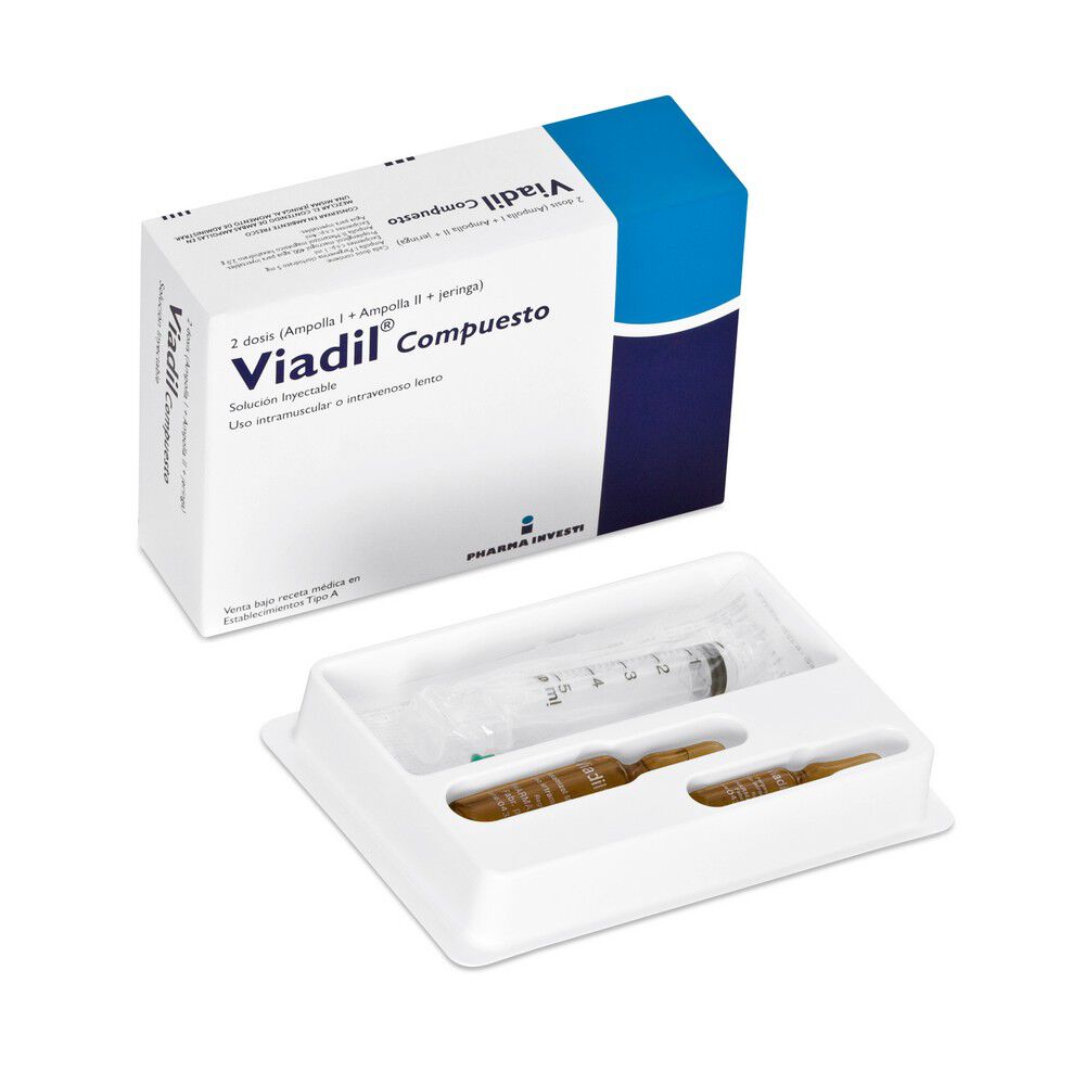 Viadil-Pargeverina-clorhidrato-5-mg-/-mL-Compuesto-Solución-Inyectable-1-mL-2-Ampollas-imagen