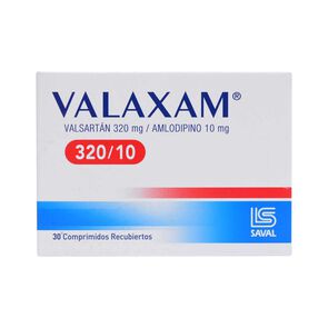 Valaxam-320/10-Valsartan-320-mg-30-Comprimidos-Recubiertos-imagen