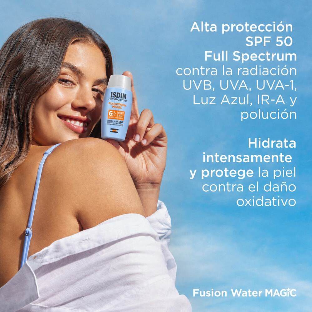 Fusion-Water-Magic-SPF-50+---Fotoprotector-Facial-que-Ayuda-a-Reparar-el-Da&ntilde;o-Solar-imagen-2