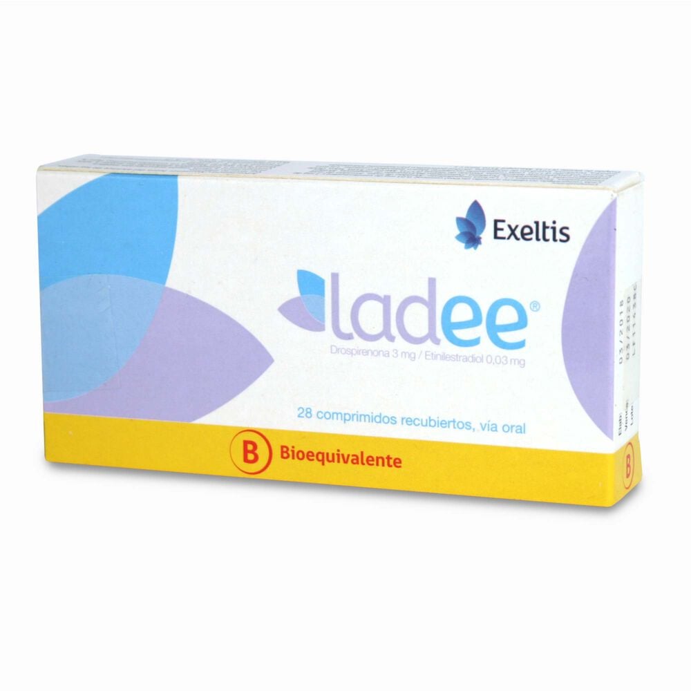 Ladee-Drospirenona-3-mg-Etinilestradiol-0,03-mg-28-comprimidos-Recubiertos-imagen-1