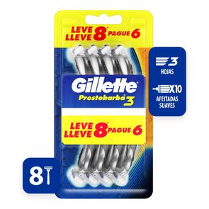 M&aacute;quinas-para-afeitar-Prestobarba3-8-Unidades-imagen