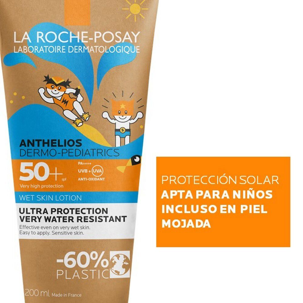 Protector-Solar-Anthelios-Dermopediatrics-Wet-Skin-FPS50+-200ml-imagen-3