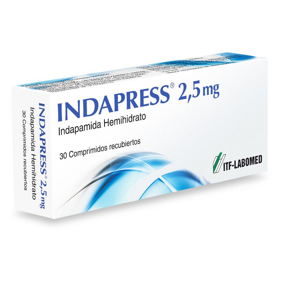 Indapress-Indapamida-2,5-mg-30-Comprimidos-imagen-1