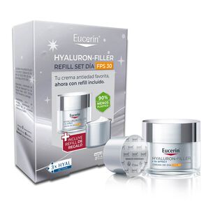 Set-Hyaluron-Filler-Refill-Crema-D&iacute;a-FPS30-Anti-Edad-imagen