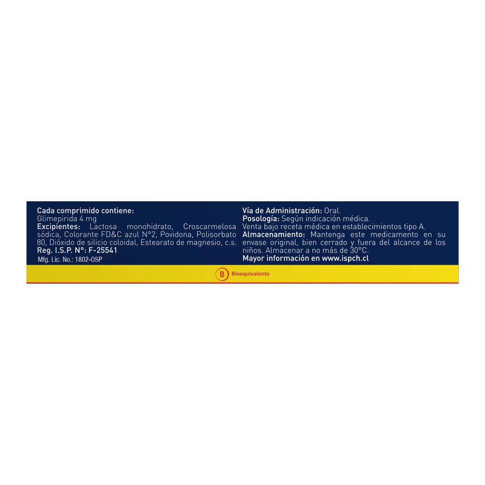 Glimekem-Glimepirida-4-mg-30-Comprimidos-imagen-2