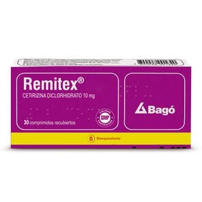 Remitex-Cetirizina-10-mg-30-Comprimidos-Recubierto-imagen